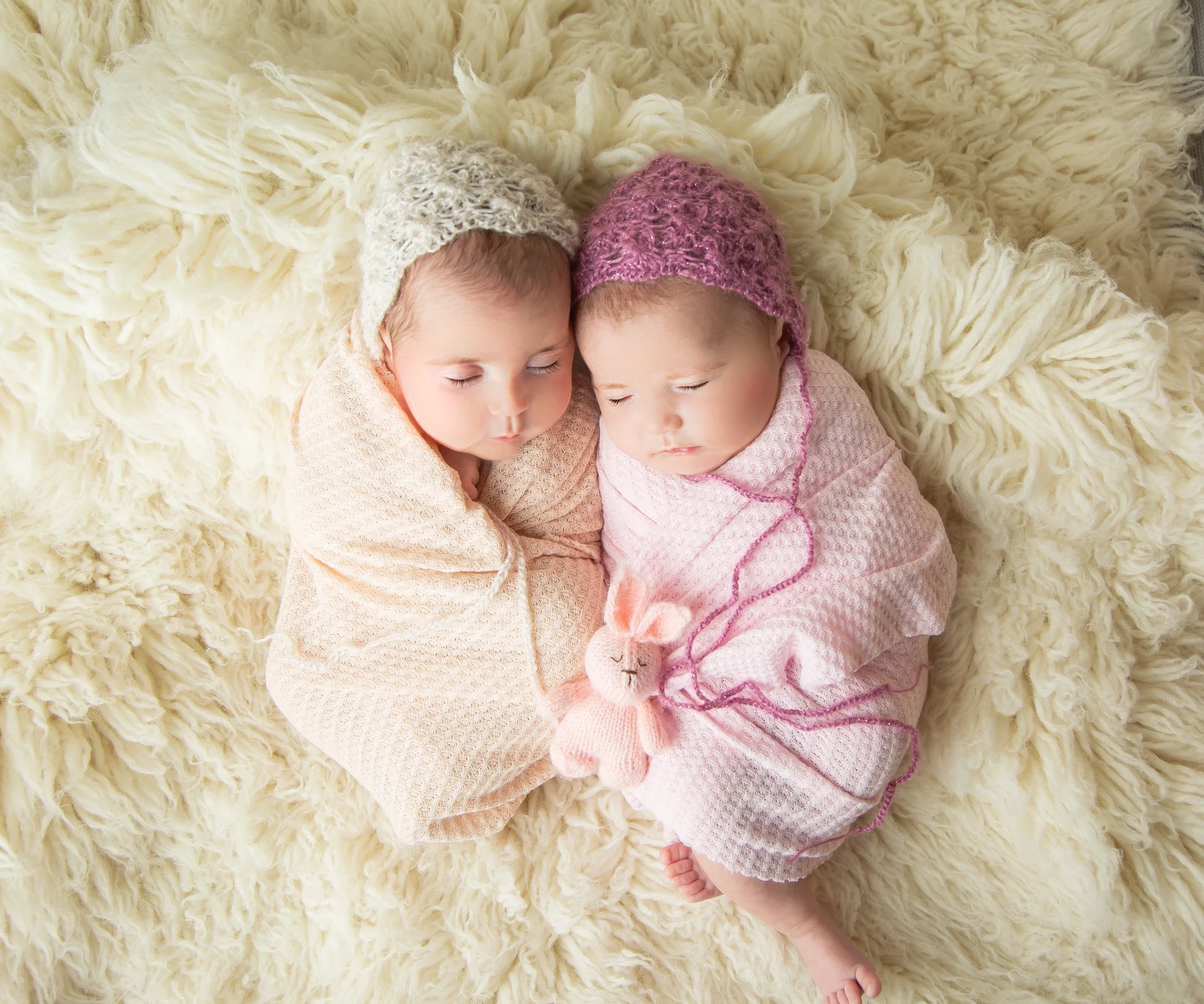 Twins portrait 4 by Marjan Allameh