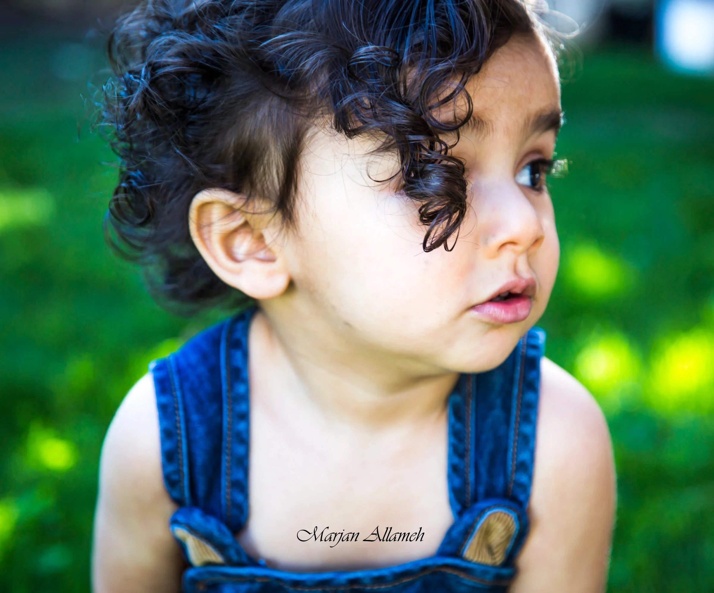 Beauty portrait 1 by Marjan Allameh